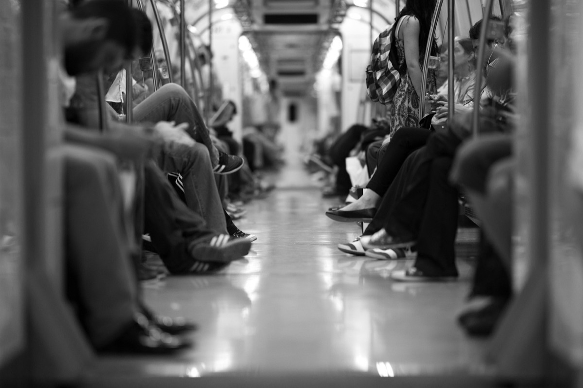 Shanghai subway train interior