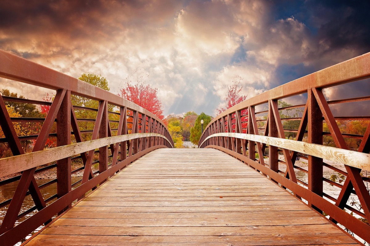 Pont en bois à Shanghai