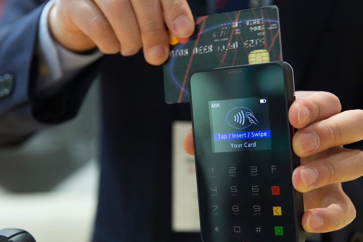 Un terminal de paiement Alipay
